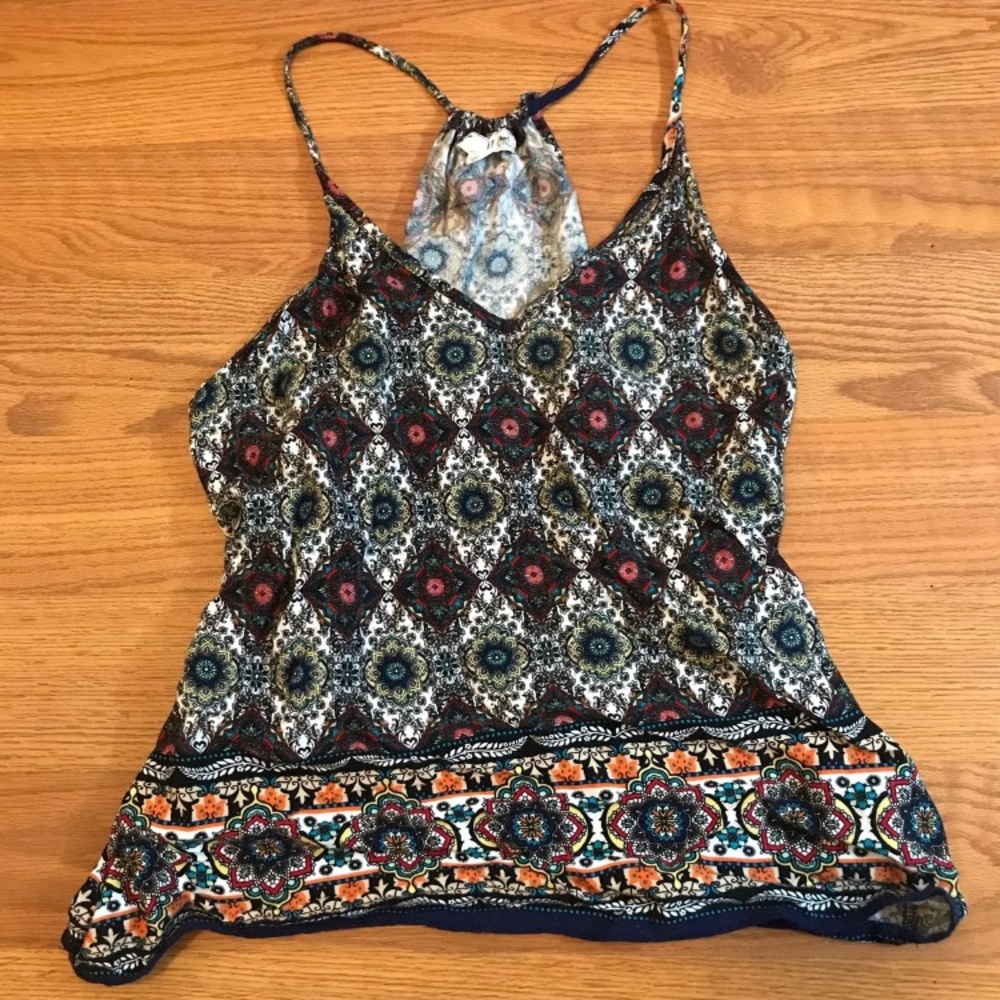 Boho Chic Cropped Bandana Tank